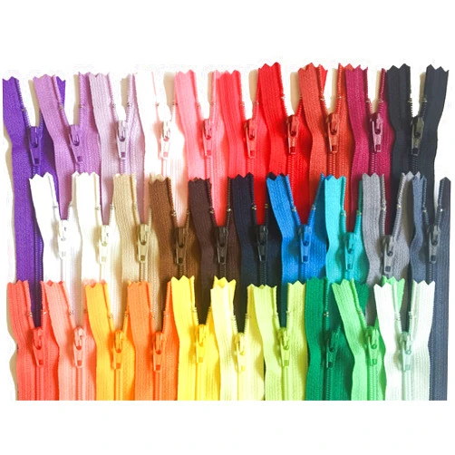 YKK Zippers Assorted Colors Pack 12 Inch Number 3 Nylon Coil Set of 30 Pieces