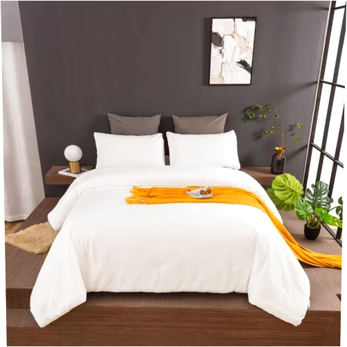 Forxiexie White Velvet Comforter Set California King White Bedding Comforter Sets White Bedding Soft Fluffy Comforter Flannel Bed Comforter 3Pcs White Comforter California King