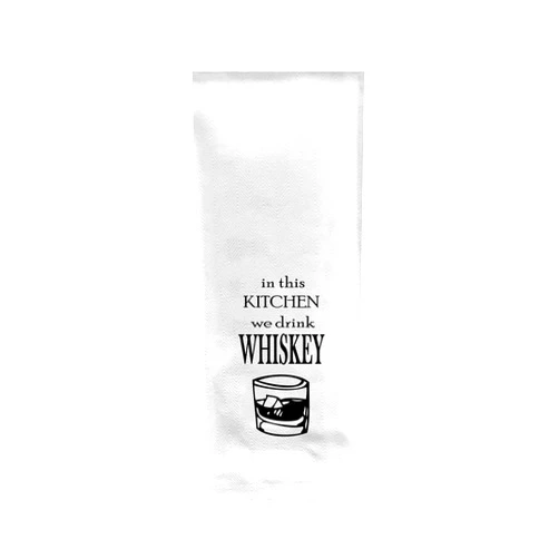 LAYNE WILSON In This Kitchen We Drink Whiskey Tea Towel