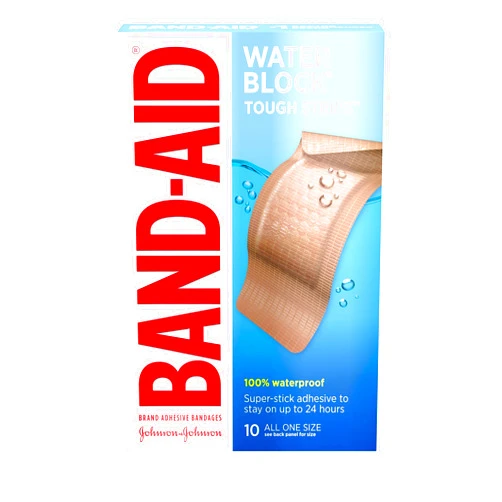 Band-Aid Tough-Strips Adhesive Bandages, Waterproof, Extra Large, 10 ct.