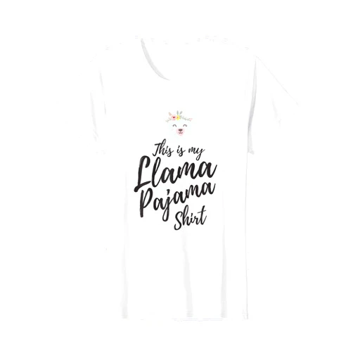 Cute This Is My Llama Pajama Shirt Gifts Womens & Kids This Is My Llama Pajama Shirt Cute Alpaca Gift