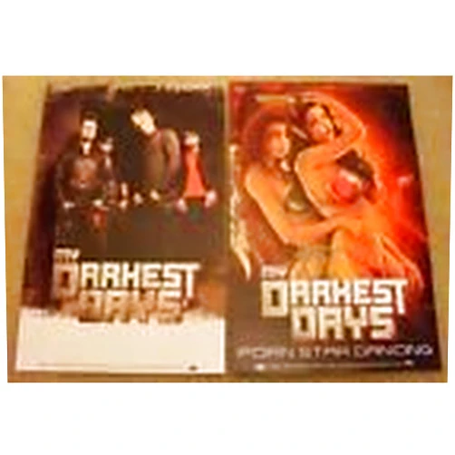 RhythmHound My Darkest Days - Two Sided Poster - Matt Walst - Sal Costa - Rare - New - Mint