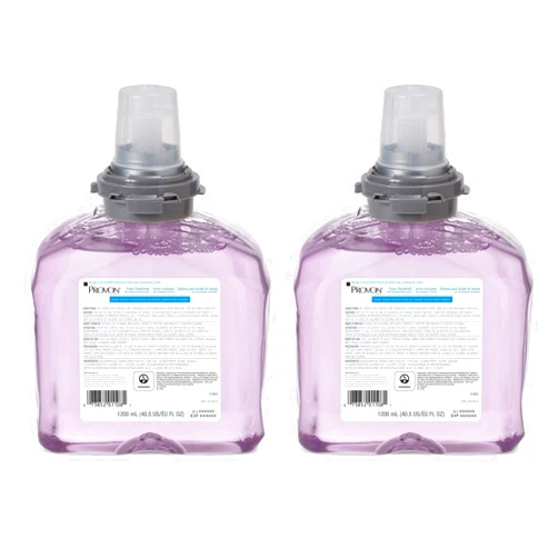 GOJO PROVON Foaming Handwash with Advanced Moisturizers, Cranberry Fragrance, 1200 mL Foam Hand Soap Refill for PROVON TFX Touch-Free Dispenser (Pack of 2) - 5385-02