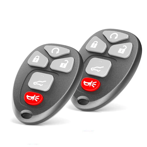 REMOTEAGO Remote Key Fob Replacement Fits for Chevy Traverse 2007-2016 Tahoe Suburban GMC Acadia Yukon XL Buick Enclave Cadillac Escalade Saturn Outlook FCCID: OUC60270 OUC60221 15913415