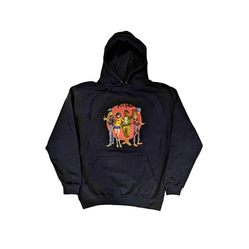 Gorillaz Gorilla Gorillaz Hoodie Group Circle Rise Band Logo Official Unisex Navy, marine, M