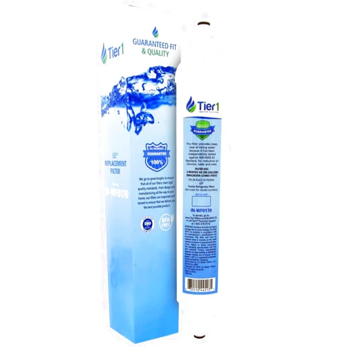 Tier1 Inline Water Filter NSF Standard Certified Replacement for GE GXRTQR Filter System - Activated Carbon Media to Reduce Contaminants including Chlorine Taste and Odor
