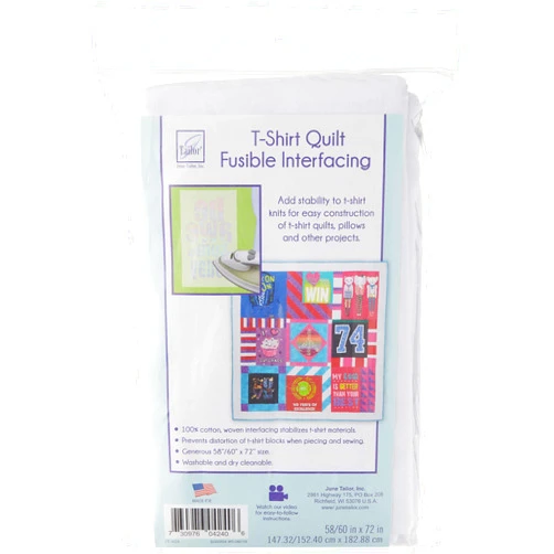 June Tailor T-shirt Project Fusible Interfacing , White