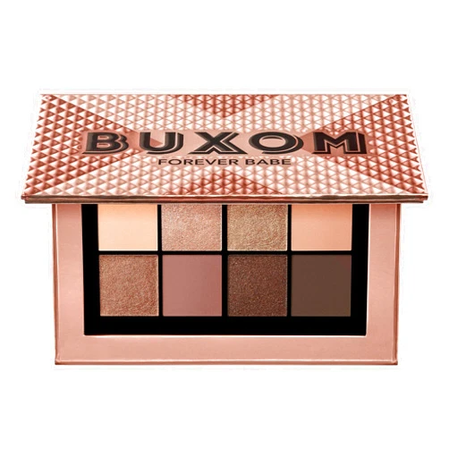 Buxom Forever Babe Eyeshadow Palette, High Pigment Eyeshadow Palette, Long-Lasting, Primer-Infused Eyeshadows, Blendable, Cruelty Free