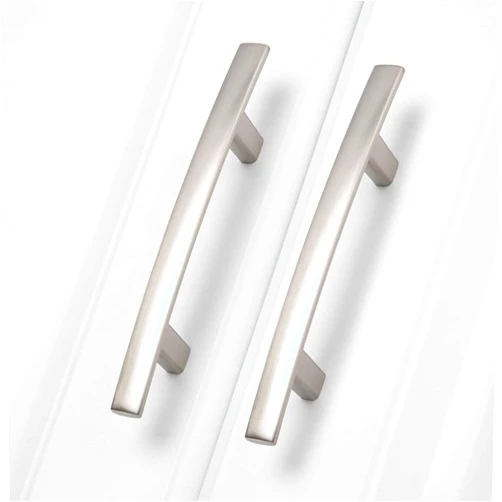 homdiy 3 inch Cabinet Pulls Brushed Nickel 20 Pack Arch Cabinet Hardware Nickel Drawer Pulls Modern Kitchen Cabinet Handles Dresser Drawer Handles