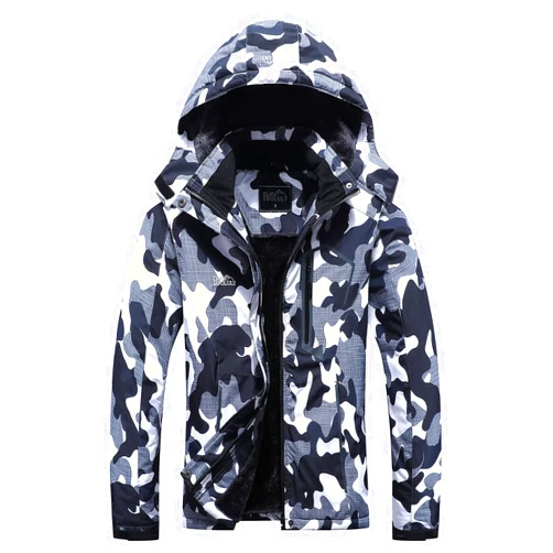Pooluly Women's Ski Jacket Warm Winter Waterproof Windbreaker Hooded Raincoat Snowboarding Jackets