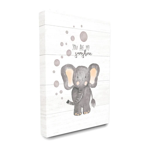 Stupell Industries The Kids Room by Stupell You Are My Sunshine Elephant