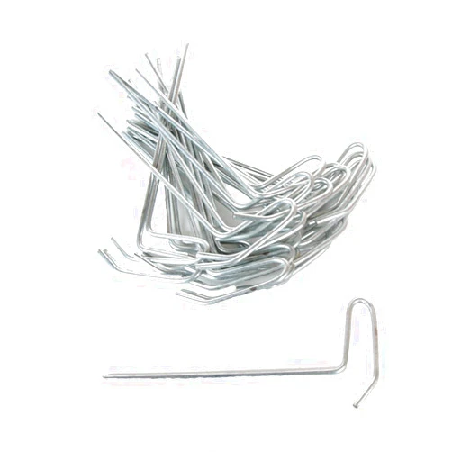 Waldor Orchids,inc. Orchid Nerd Galvanized Rhizome Clip for Clay Pot (4 Inch 10 Pack) Orchid Clips