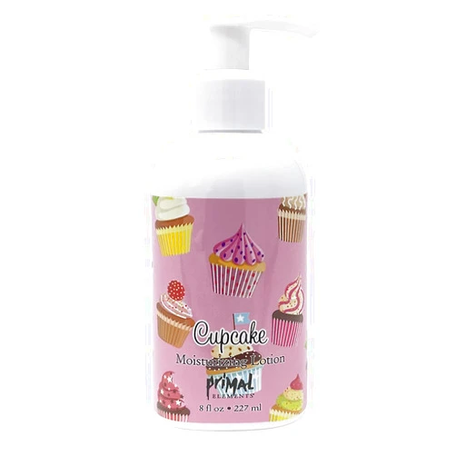 Primal Elements Hand and Body Cream Shea Butter Lotion, 8 Fl Oz (Pack of 1), Cupcake