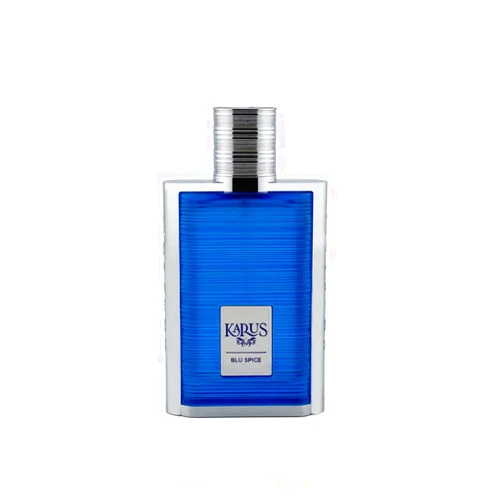KHADLAJ PERFUMES Karus Blu Spice Eau de Parfum Spray for Unisex, 3.4 Ounce