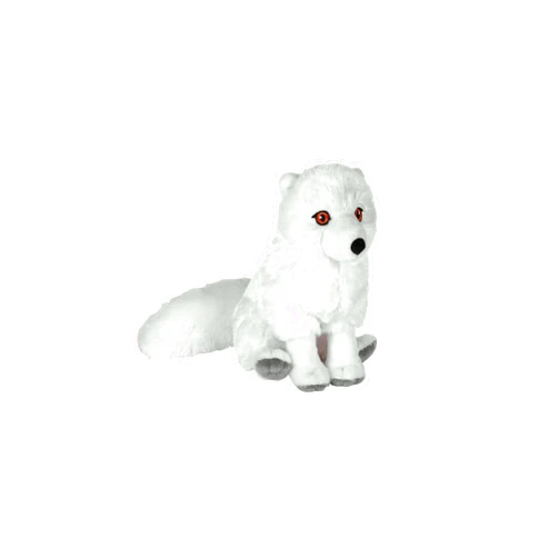 Wild Republic Cuddlekins Eco Arctic Fox, Stuffed Animal, 12 Inches, Plush Toy, Fill is Spun Recycled Water Bottles, Eco Friendly