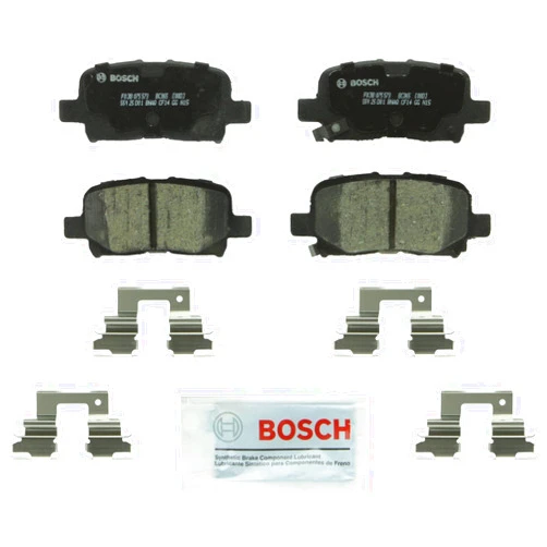 BOSCH BC865 QuietCast Premium Ceramic Disc Brake Pad Set - Compatible with Select Acura MDX; Honda Odyssey, Pilot; REAR