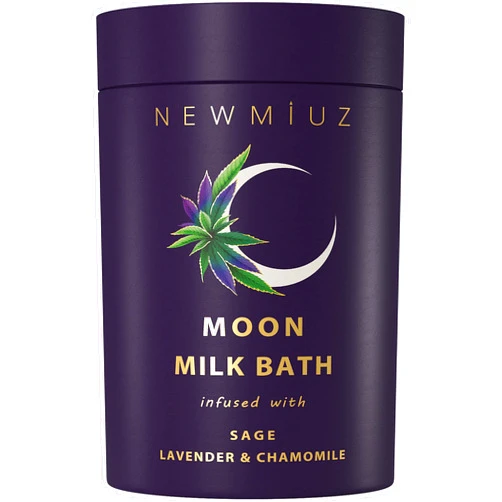 New Miuz Cleansing Sage Moon Milk Bath Soak - Lavender Chamomile - Moisturize & Soften Skin Spiritual Stress Relief Gifts for Women Destress Luxury Spa Bath Salt Powder Birthday Perfect Stocking Stuffers