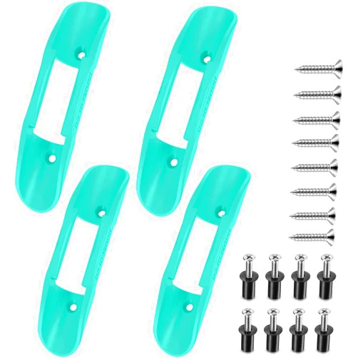 Housedeco Kayak Paddle Holder Clips(Including Screws),Deck Mounted Universal Kayak Paddle Clip & Fishing Net Clip