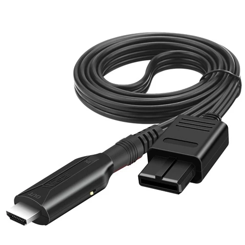 HDSUNWSTD N64 to HDMI Converter Adapter Support HDMI Audio Video Output,HDMI Link Cable for N64 Modes,Plug and Play, Support HD 1080P/720P Display