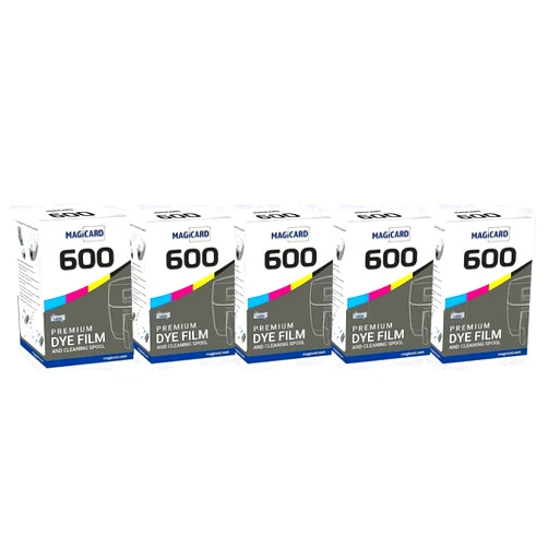 Magicard MB250YMCKOK/2 Color Printer Ribbon (250 Prints) for Magicard 600 | 5/Pk