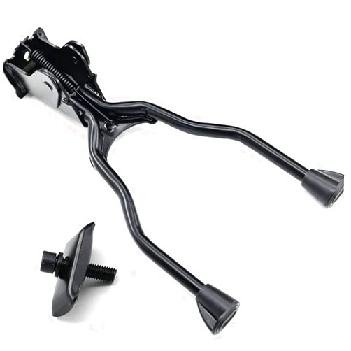 KUNANG Bike Kickstand, Bike Stand, Double Leg Iron Bicycle Kick Stand for Mountain Bike Road Bicycle, Bicycle Stand Suitable for Bicycles from 26 