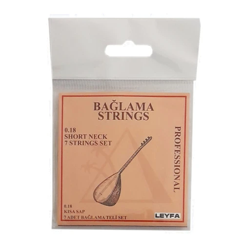 LEYFA Saz Baglama Strings for Turkish Short Neck Baglama Professional Strings with 3 Tezene Picks