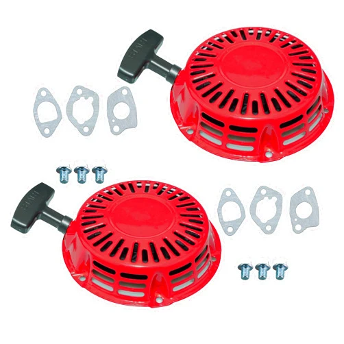 Ruma 2 Pack Pull Start Recoil Starter Assembly for Honda GX120 GX160 GX200 Harbor Freight Predator 212 173 Engine Go Kart and More