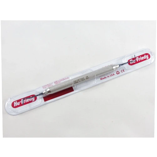 Hu-Friedy TNCIGFTMI4 XTS Mini #4 Goldstein Flexi-Thin Composite Instrument, Smooth Satin Steel Handle