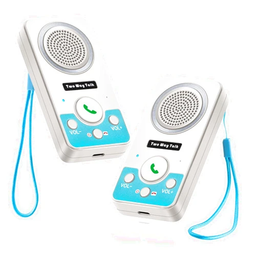 VJANW Intercoms Wireless for Home, 2 Way Audio Hands-Free Long Range Wireless Intercom System, 4 Ringtones 8 Volume Levels, Up to 10 Days Standby Intercom Syetem for House, Office, Classroom, White