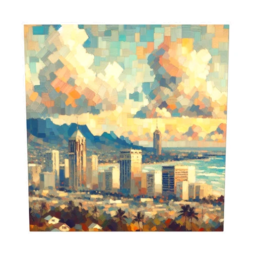 Generic Hues of Hawaiian Paradise - Canvas 30″ x 30″ / 1.25