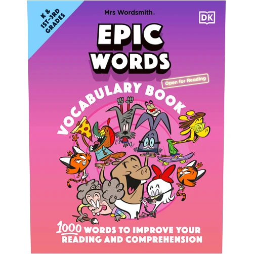 By Mrs Wordsmith (Author) Mrs Wordsmith Epic Words Vocabulary Book, Kindergarten & Grades 1-3: 1,000 Words to Improve Your Reading and Comprehension