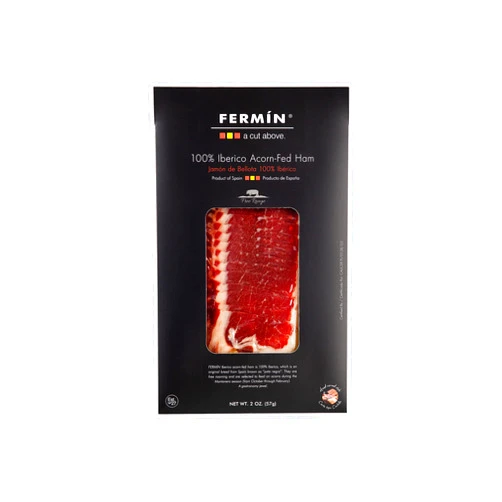 FERMIN 100% Iberico Acorn-Fed Ham Free Range // Jamon de Bellota 100% Iberico // (2 oz) by Fermin