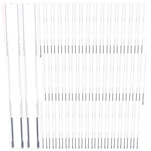 Toyosport 100PCS Empty Cuticle Oil Pen Refillable Transparent Twist Pens 3ml, Empty Nail Oil Pen with Brush Tip, Eyelash Growth Liquid Tube, Cosmetic Lip Gloss Container Applicators
