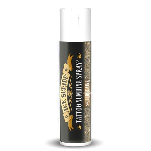 Ink Scribd Tattoo Numbing Spray - Premium Topical Anesthetic Pain Relief Spray - Numbing Spray for Tattoos, Waxing and Skin Numb to Stop Pain. Tattoo Numbing Spray Extra Strength