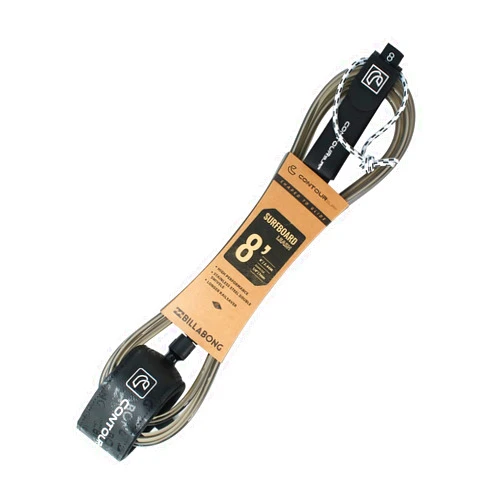 CONTOUR SURF Billabong x Contour Surf Surfboard Leash – Ankle Leash with Double Swivel, Heavy-Duty PU Cord for Longboards and Shortboards, Secure and Lightweight