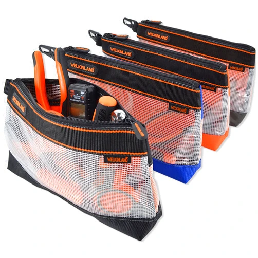 WELKINLAND Clear Tool Pouch, 4PCS Tool pouches, 13