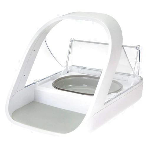 SureFeed Automatic Pet Feeder - Sureflap - SureFeed Microchip Pet Feeder - MPF001 - Suitable for Both Wet and Dry Food - Bonus eOutletDeals Pet Towel
