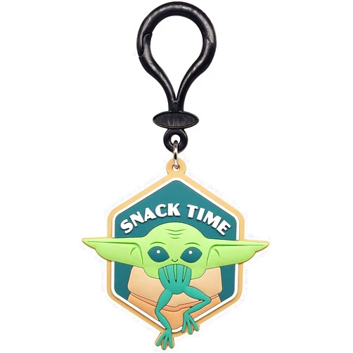 Star Wars The Mandalorian Soft Touch PVC Bag Clip | The Child Snack Time