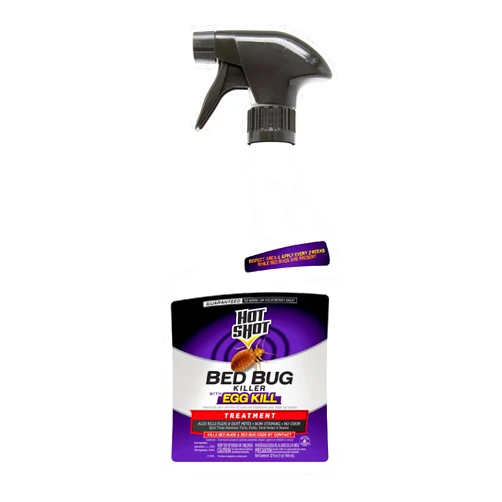 Hot Shot Ready-to-Use Bed Bug Killer Spray, Kills Bed Bugs and Bed Bug Eggs, Kills Fleas and Dust Mites, 32 Ounce