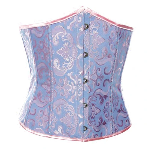 Alivila.Y Fashion Corset Womens Brocade Underbust Boned Corsets Bustier Waist Trainer