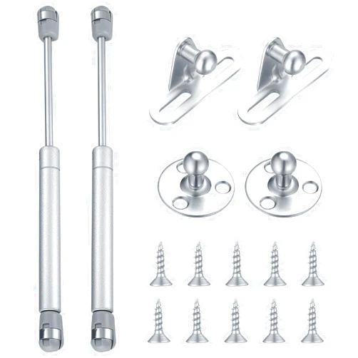 HexinYigjly 2 Pcs Gas Springs,100N/22.5LB Gas Struts Lift Supports,Gas Shocks, Soft Close Hinges,Furniture Cabinet Door Lid Stay,Hydraulic Gas Lift Spring Stay for Cabinet,Storage Box Spring Struts-10.43