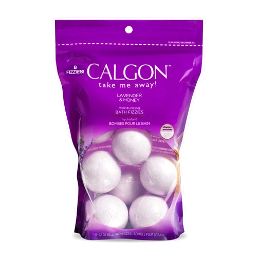 Calgon Bath Fizzies, Lavender & Honey, 8 pcs
