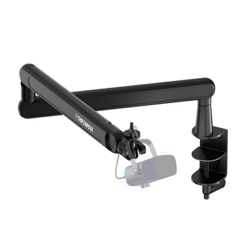 THRONMAX S7 TUNE Low Profile Mic Arm, 360° Rotatable Microphone Boom Arm Mic Stand, Cable Management, Easy Clamp for Streaming, Podcasting, Gaming,Universal fit for Blue Yeti HyperX QuadCast Finfine