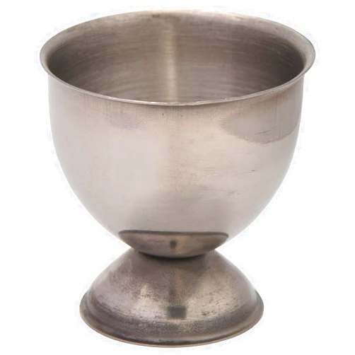 CUSFSRA Egg Cup,Egg Stainless Steel Boiled Egg Cups Holder Stand Dishwasher Safe (4 Packs)
