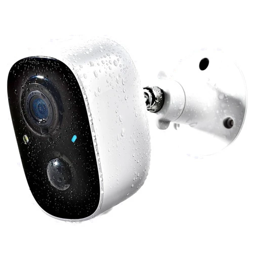 Geekee Security Camera Wireless Outdoor, Outdoor Camera Wireless 2-Way Talk Battery Powered Wi-Fi Cameras for Outside and Indoor 2K Night Vision AI Motion Detection Spotlight Siren Alarm IP65 Weatherproof