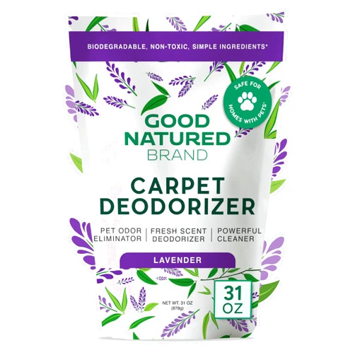 Good Natured Brand | Carpet Deodorizer & Freshener Powder | 31 oz Pet Odor Eliminator for Strong Odor & Pet Urine | Fresh Natural Lavender Scent | Safe for Homes with Pets
