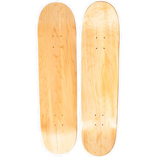 Moose Blank Skateboard Deck - Premium 7-Ply Maple Construction - Natural Wood - Choose from 10 Sizes