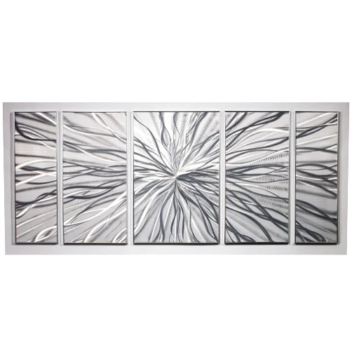 Picture Sensations PictureSensations.com Modern Abstract Metal Wall Art Painting Decor Sculpture Electric Radiant