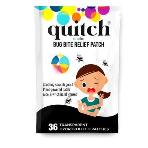 Quitch Mosquito Bite Itch Relief Patch, After Bite Insect Bite Treatment, Anti Itch Cream Alternative, Insect Bite Relief, Cruise, Travel and Camping Essential for Kids