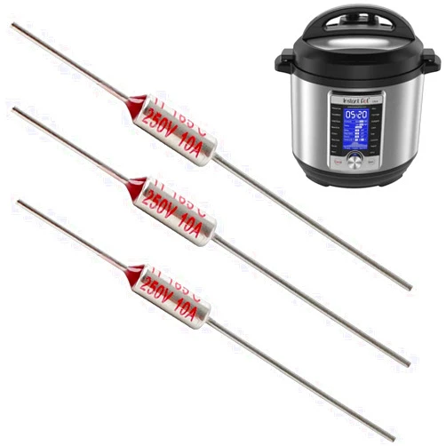 ZoneFly Original Electric Pressure Cookers Thermal Fuses for Instant Pot 3,6,8 Qt DUO/ULTRA/LUX, 185 Celsius Thermal Fuses for Pressure Cooker for PowerXL/Quick Pot/ Y4D-36 Y6D-36 Y8D 36 Y10D-36, 3-Pack